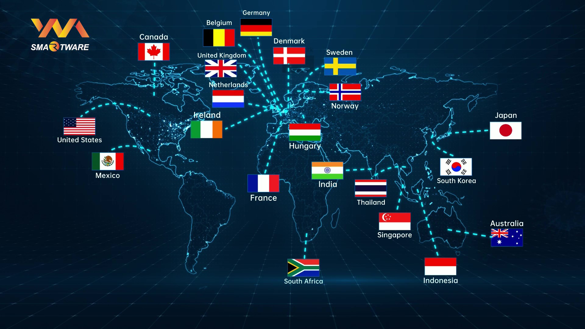 Global Presence Map